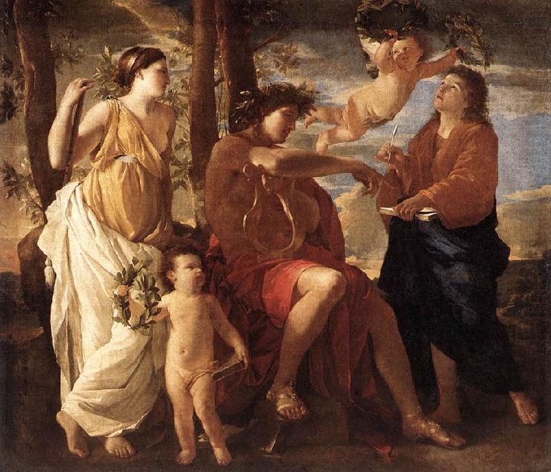 Nicolas Poussin Inspiration of the Poet china oil painting image